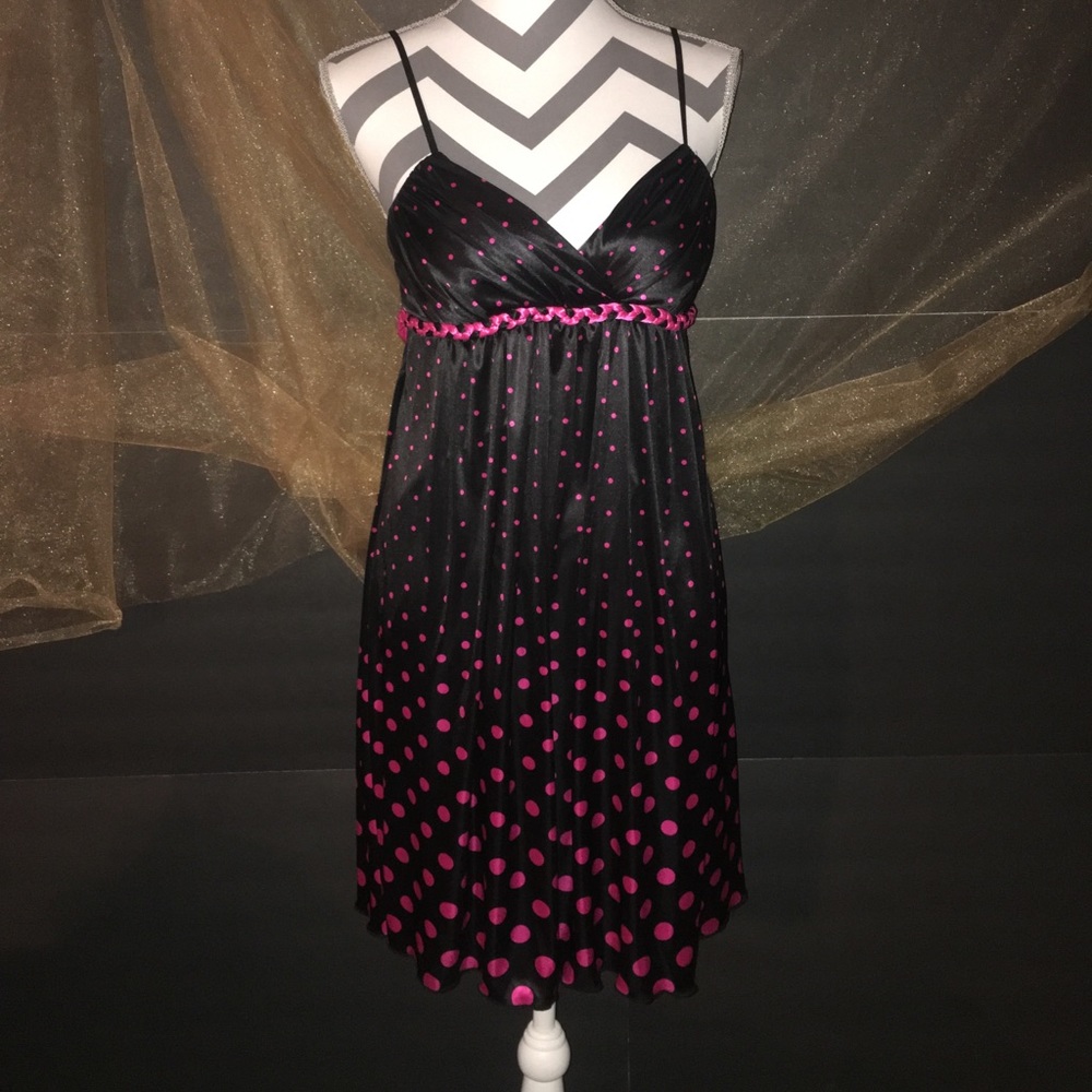 Ruby Rox - polka dot strapless dress size M
